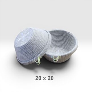 سبد تخمیر گرد جدید لبه برگردان 20cm Rolled-Rim Banneton