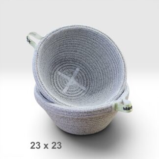 سبد تخمیر گرد جدید لبه برگردان 23cm Rolled-Rim Banneton