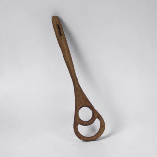 همزن چوبی «دوچشم» بلومکس Wooden Twin-Loop Dough Whisk